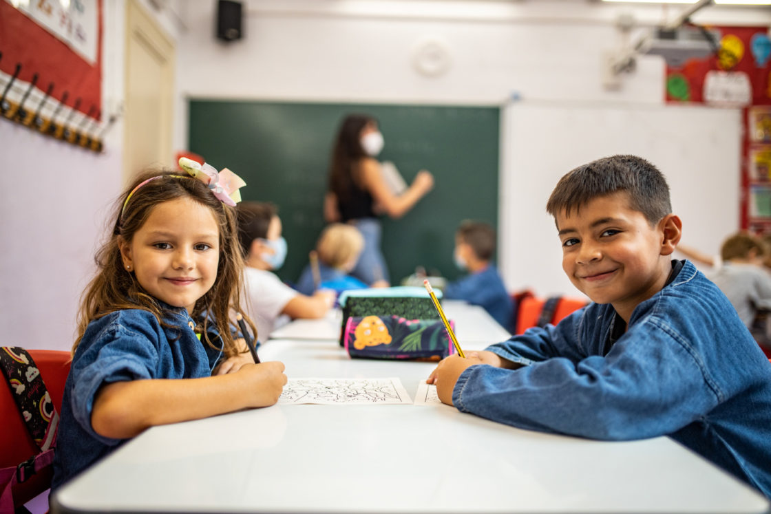 Alumnes educació primària escola lleó xiii