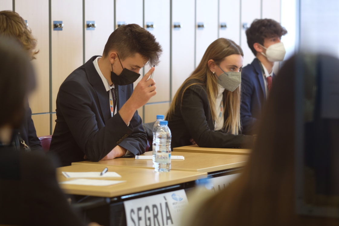 alumnes de l'Escola Lleó XIII al MEP